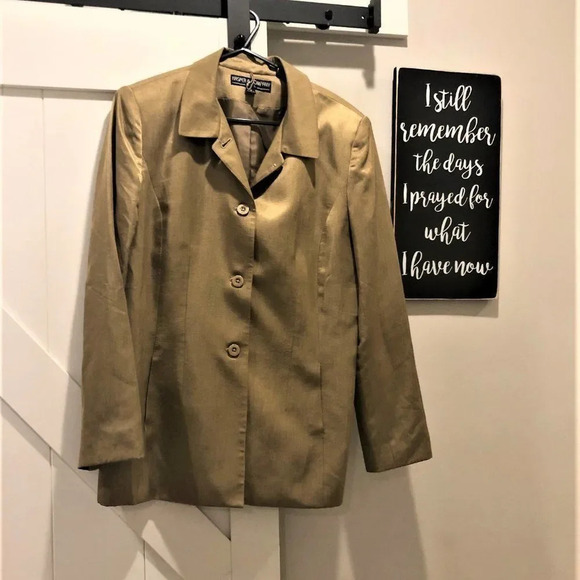Kasper & Co Bronze Blazer, 12‎ - Picture 1 of 4